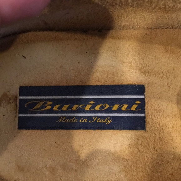 Pre-owned Barioni soft leather navy loafers. - Picture 2 of 5